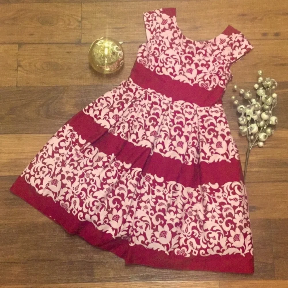 Janie and Jack Special Occasion Party Dress Size 8 Very Pretty! 🥰🌹 - Picture 4 of 14